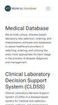 Mobile Screenshot of medicaldatabase.com